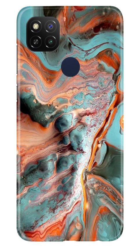 Marble Texture Mobile Back Case for Xiaomi Redmi 9 (Design - 309)