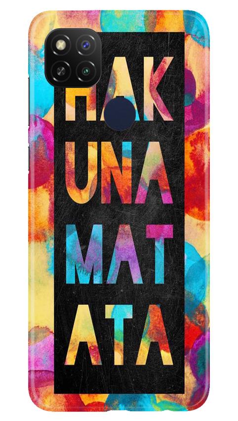 Hakuna Matata Mobile Back Case for Xiaomi Redmi 9 (Design - 323)