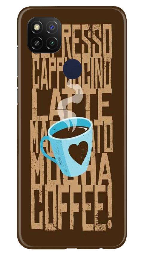 Love Coffee Mobile Back Case for Redmi 9 Activ (Design - 351)