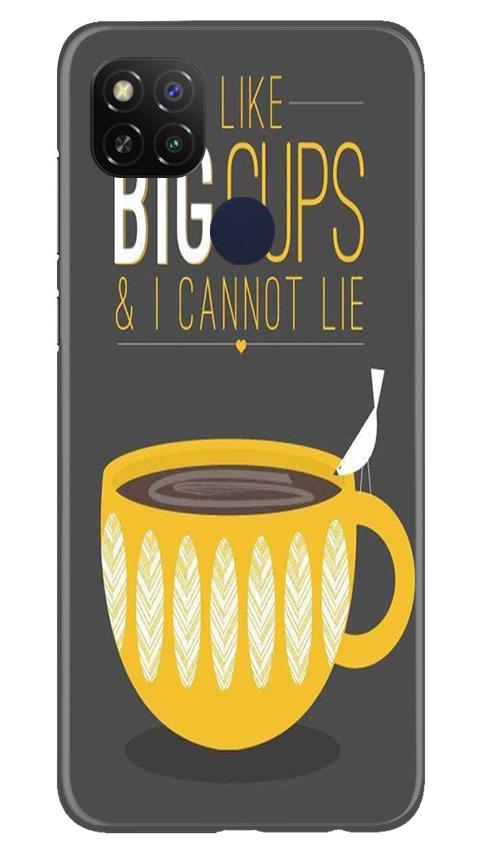 Big Cups Coffee Mobile Back Case for Redmi 9 Activ (Design - 352)