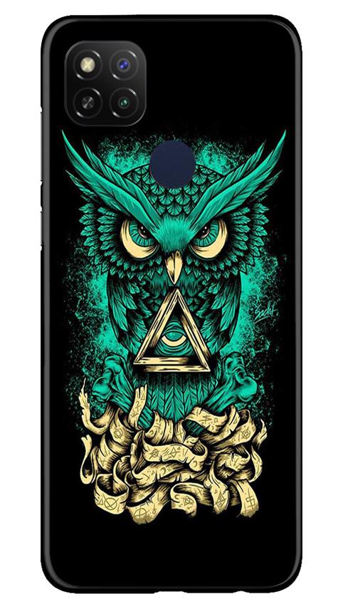 Owl Mobile Back Case for Redmi 9 Activ (Design - 358)