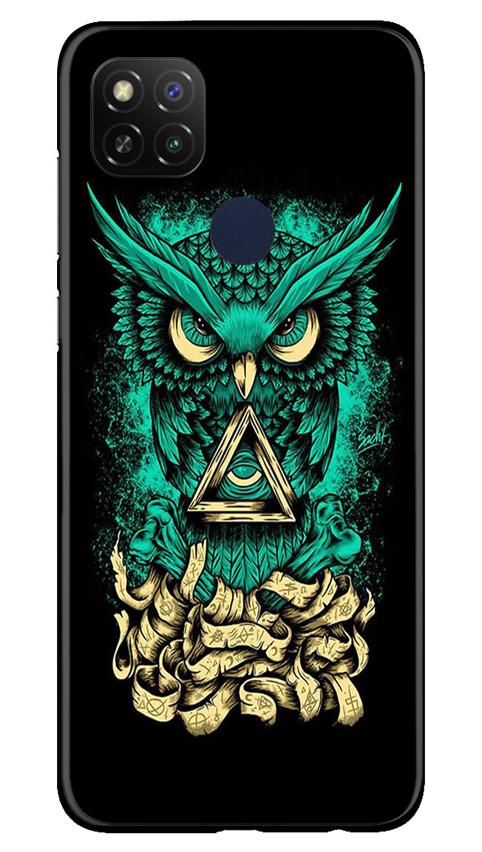 Owl Mobile Back Case for Xiaomi Redmi 9 (Design - 358)