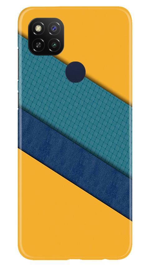 Diagonal Pattern Mobile Back Case for Xiaomi Redmi 9 (Design - 370)