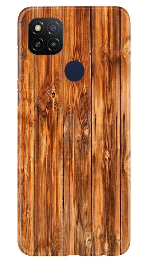 Wooden Texture Mobile Back Case for Redmi 9 Activ (Design - 376)