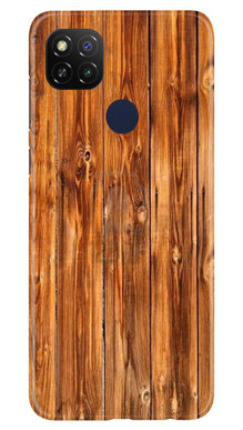 Wooden Texture Mobile Back Case for Xiaomi Redmi 9 (Design - 376)