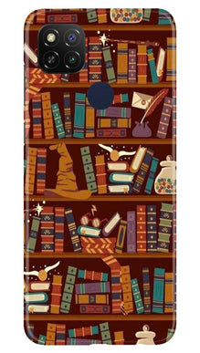 Book Shelf Mobile Back Case for Xiaomi Redmi 9 (Design - 390)