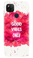 Good Vibes Only Mobile Back Case for Redmi 9 Activ (Design - 393)