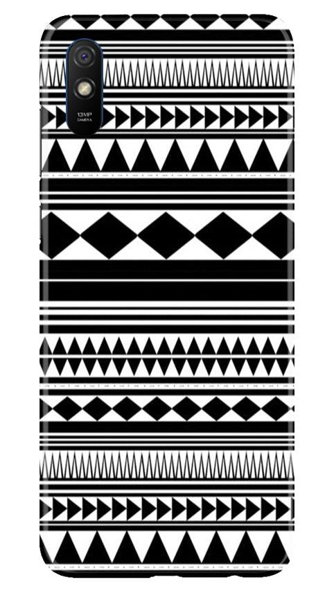 Black white Pattern Case for Xiaomi Redmi 9i