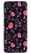 Rose Black Background Case for Xiaomi Redmi 9a