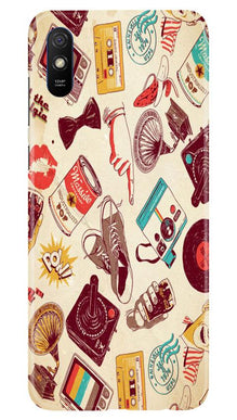 Vintage Mobile Back Case for Xiaomi Redmi 9a (Design - 35)