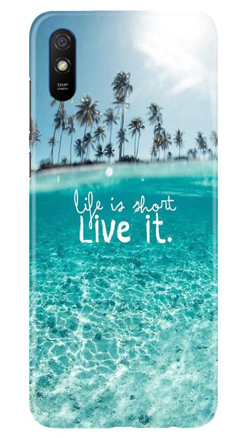 Life is short live it Case for Xiaomi Redmi 9i