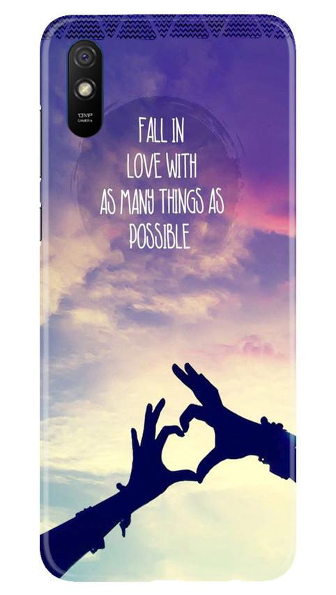 Fall in love Case for Xiaomi Redmi 9a