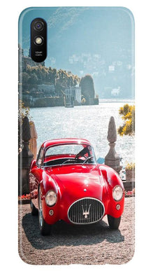 Vintage Car Mobile Back Case for Xiaomi Redmi 9a (Design - 51)