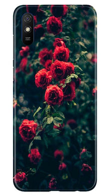 Red Rose Mobile Back Case for Xiaomi Redmi 9i (Design - 66)