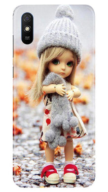 Cute Doll Mobile Back Case for Xiaomi Redmi 9a (Design - 93)