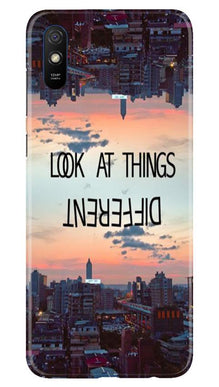 Look at things different Mobile Back Case for Xiaomi Redmi 9i (Design - 99)