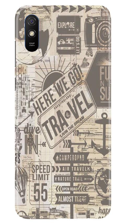 Travel Case for Xiaomi Redmi 9a  (Design - 104)