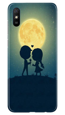 Love Couple Mobile Back Case for Xiaomi Redmi 9i  (Design - 109)