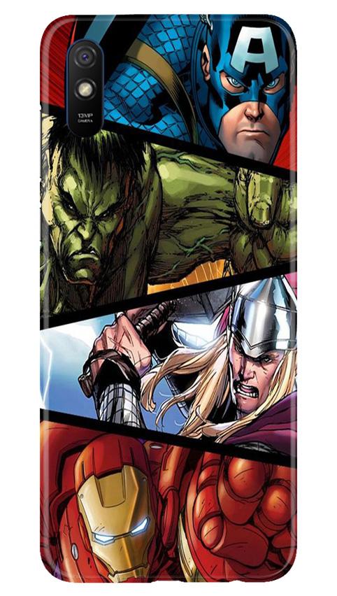 Avengers Superhero Case for Xiaomi Redmi 9i  (Design - 124)