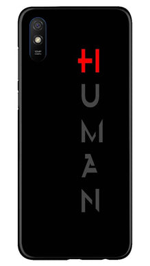 Human Mobile Back Case for Xiaomi Redmi 9a  (Design - 141)