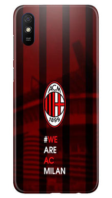 AC Milan Mobile Back Case for Xiaomi Redmi 9a  (Design - 155)