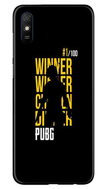 Pubg Winner Winner Mobile Back Case for Xiaomi Redmi 9a  (Design - 177)