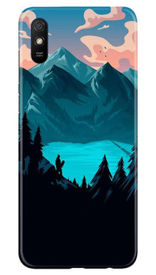 Mountains Mobile Back Case for Xiaomi Redmi 9a (Design - 186)
