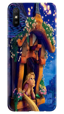 Cute Girl Mobile Back Case for Xiaomi Redmi 9i (Design - 198)