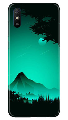 Moon Mountain Mobile Back Case for Xiaomi Redmi 9a (Design - 204)
