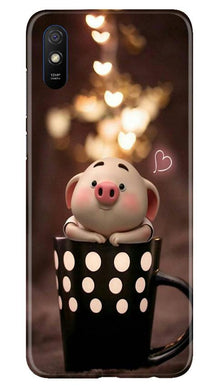 Cute Bunny Mobile Back Case for Xiaomi Redmi 9i (Design - 213)