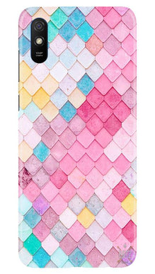 Pink Pattern Mobile Back Case for Xiaomi Redmi 9a (Design - 215)