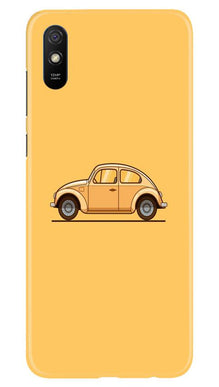 Vintage Car Mobile Back Case for Xiaomi Redmi 9i (Design - 262)