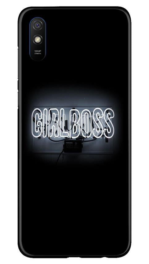 Girl Boss Black Case for Xiaomi Redmi 9a (Design No. 268)