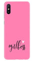 Girl Boss Pink Case for Xiaomi Redmi 9a (Design No. 269)
