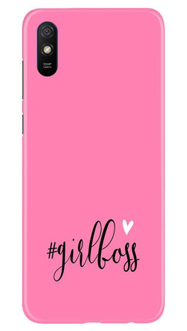 Girl Boss Pink Case for Xiaomi Redmi 9i (Design No. 269)