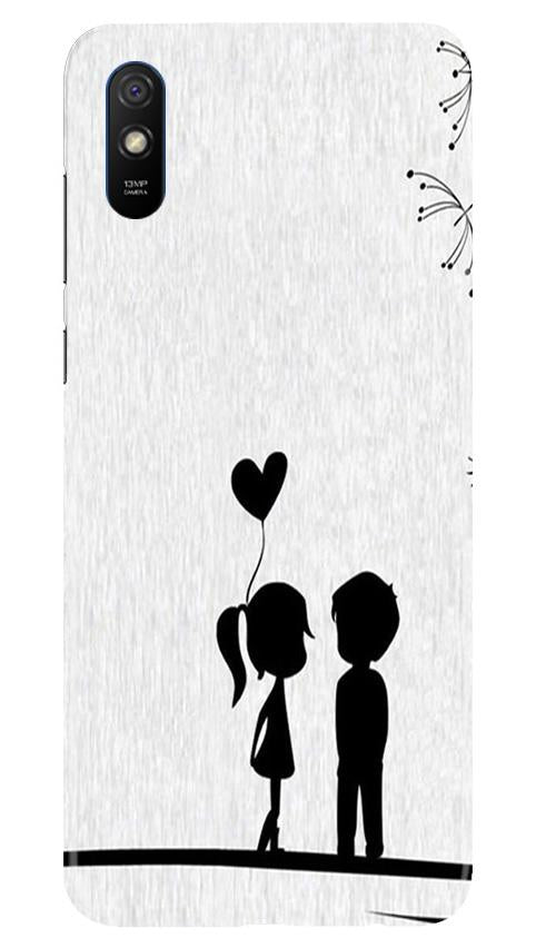 Cute Kid Couple Case for Xiaomi Redmi 9i (Design No. 283)