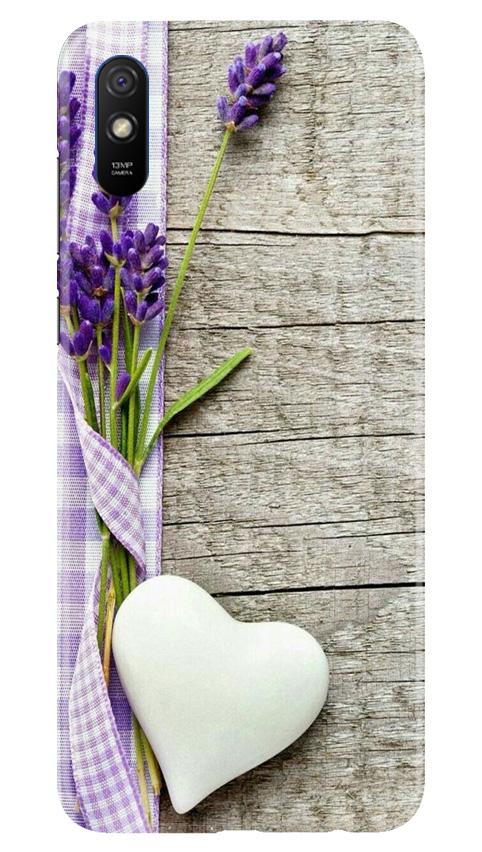 White Heart Case for Xiaomi Redmi 9i (Design No. 298)