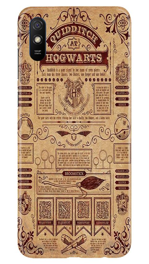 Hogwarts Mobile Back Case for Xiaomi Redmi 9a (Design - 304)