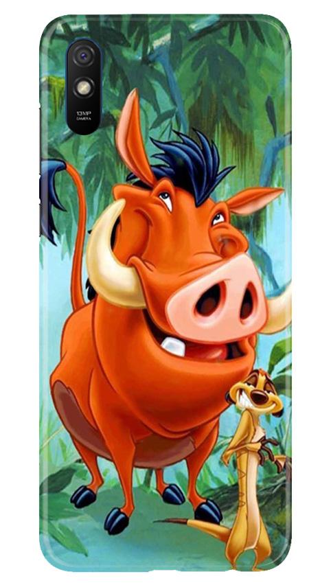 Timon and Pumbaa Mobile Back Case for Xiaomi Redmi 9i (Design - 305)