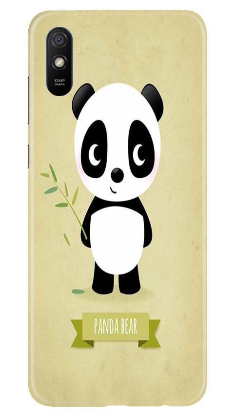 Panda Bear Mobile Back Case for Xiaomi Redmi 9i (Design - 317)