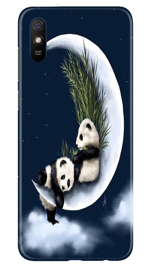 Panda Moon Mobile Back Case for Xiaomi Redmi 9a (Design - 318)