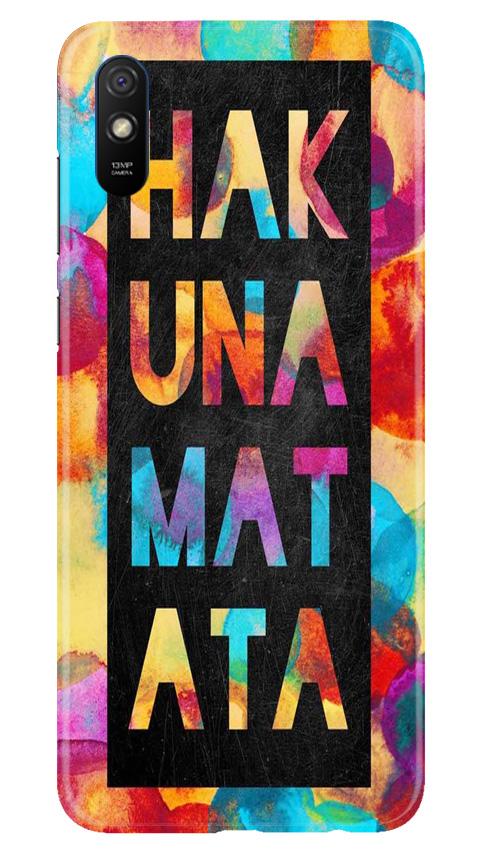 Hakuna Matata Mobile Back Case for Xiaomi Redmi 9a (Design - 323)
