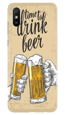 Drink Beer Mobile Back Case for Xiaomi Redmi 9a (Design - 328)
