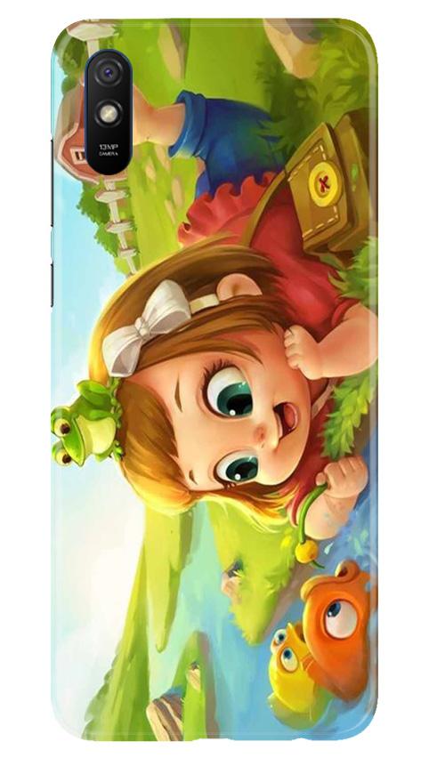Baby Girl Mobile Back Case for Xiaomi Redmi 9i (Design - 339)