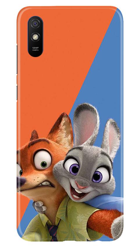 Cartoon Mobile Back Case for Xiaomi Redmi 9a (Design - 346)