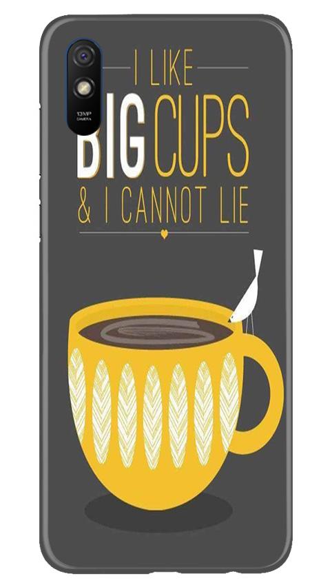 Big Cups Coffee Mobile Back Case for Xiaomi Redmi 9a (Design - 352)