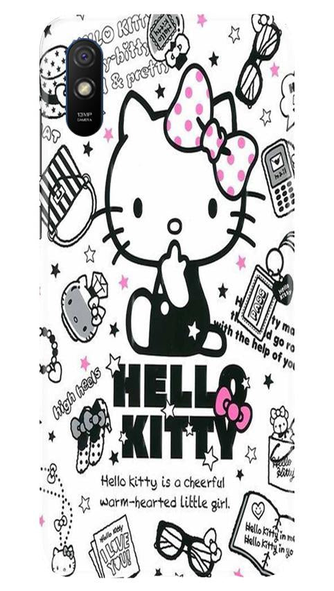 Hello Kitty Mobile Back Case for Xiaomi Redmi 9a (Design - 361)