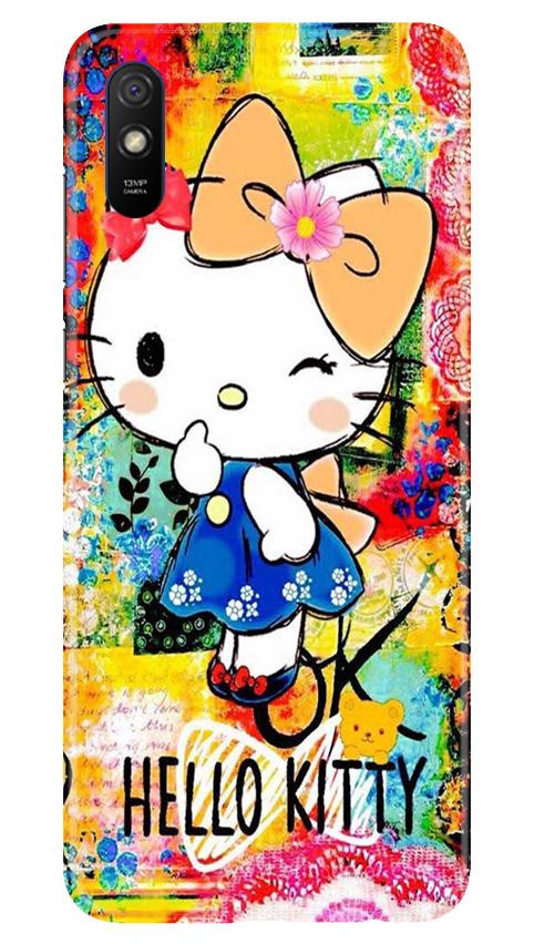 Hello Kitty Mobile Back Case for Xiaomi Redmi 9i (Design - 362)