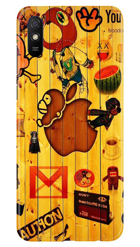 Wooden Texture Mobile Back Case for Xiaomi Redmi 9a (Design - 367)