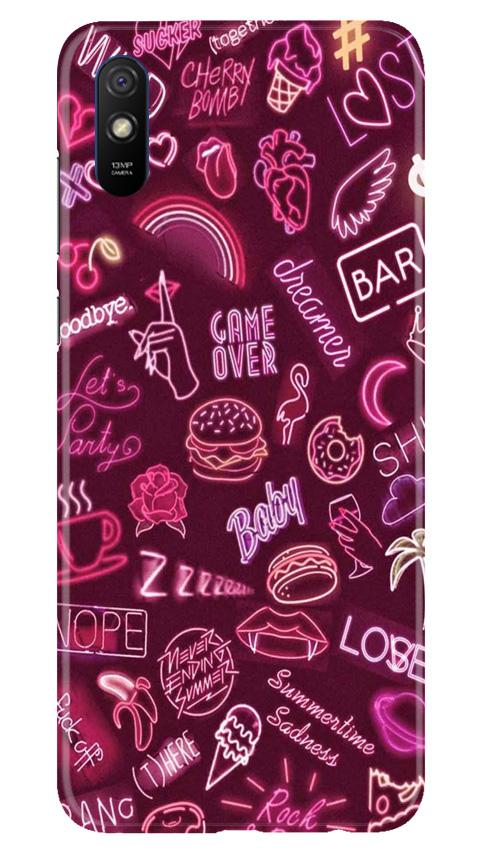 Party Theme Mobile Back Case for Xiaomi Redmi 9a (Design - 392)